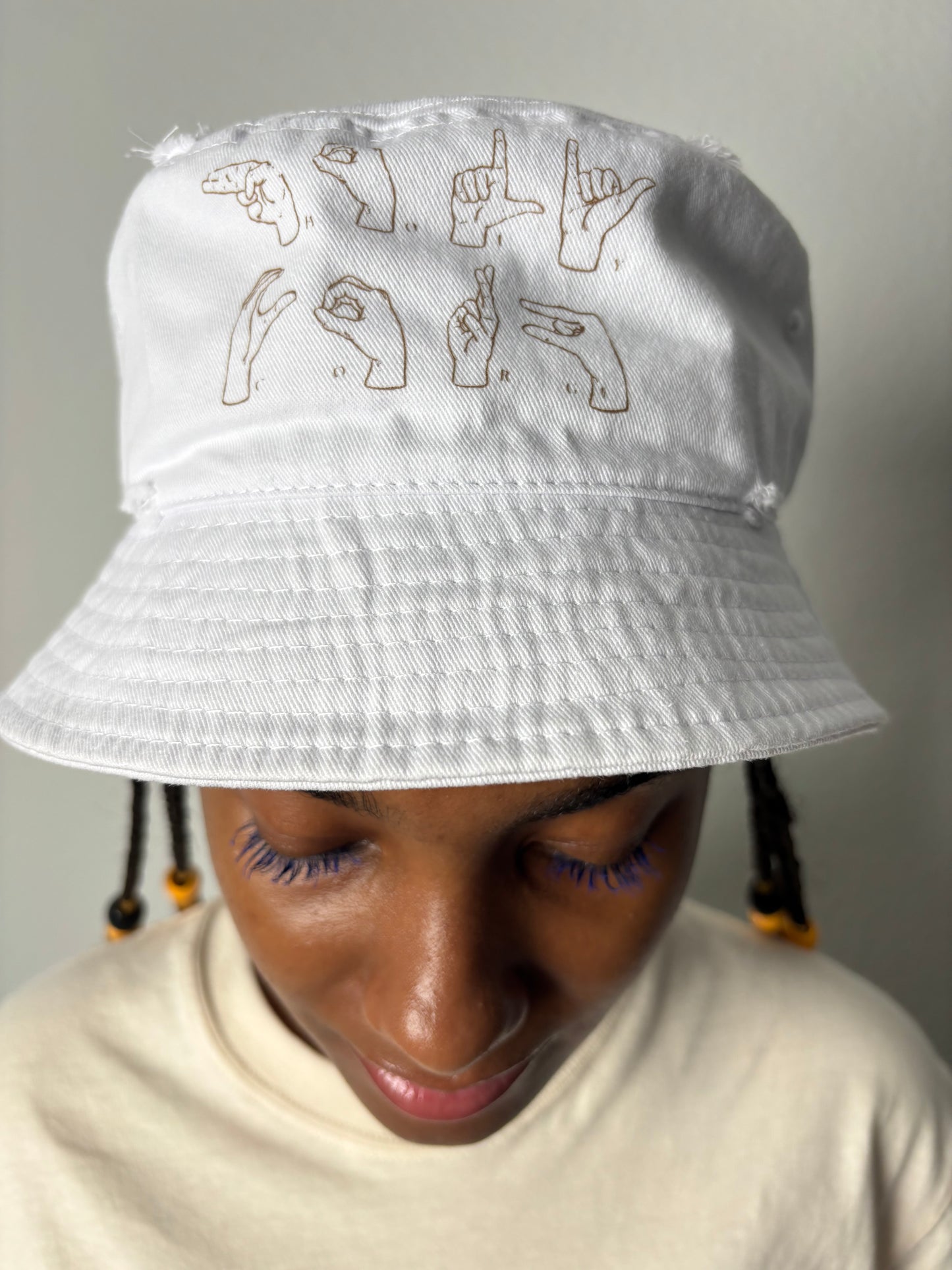 ASL Love from Rory's Heart ~ Classic Edition Bucket Hat