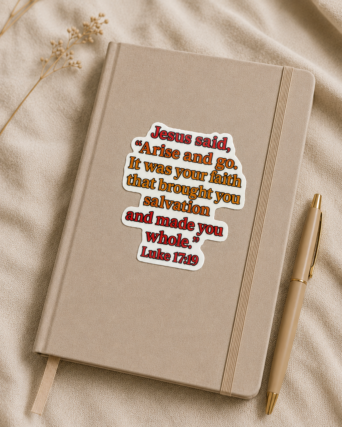 Luke 17:19 Sticker