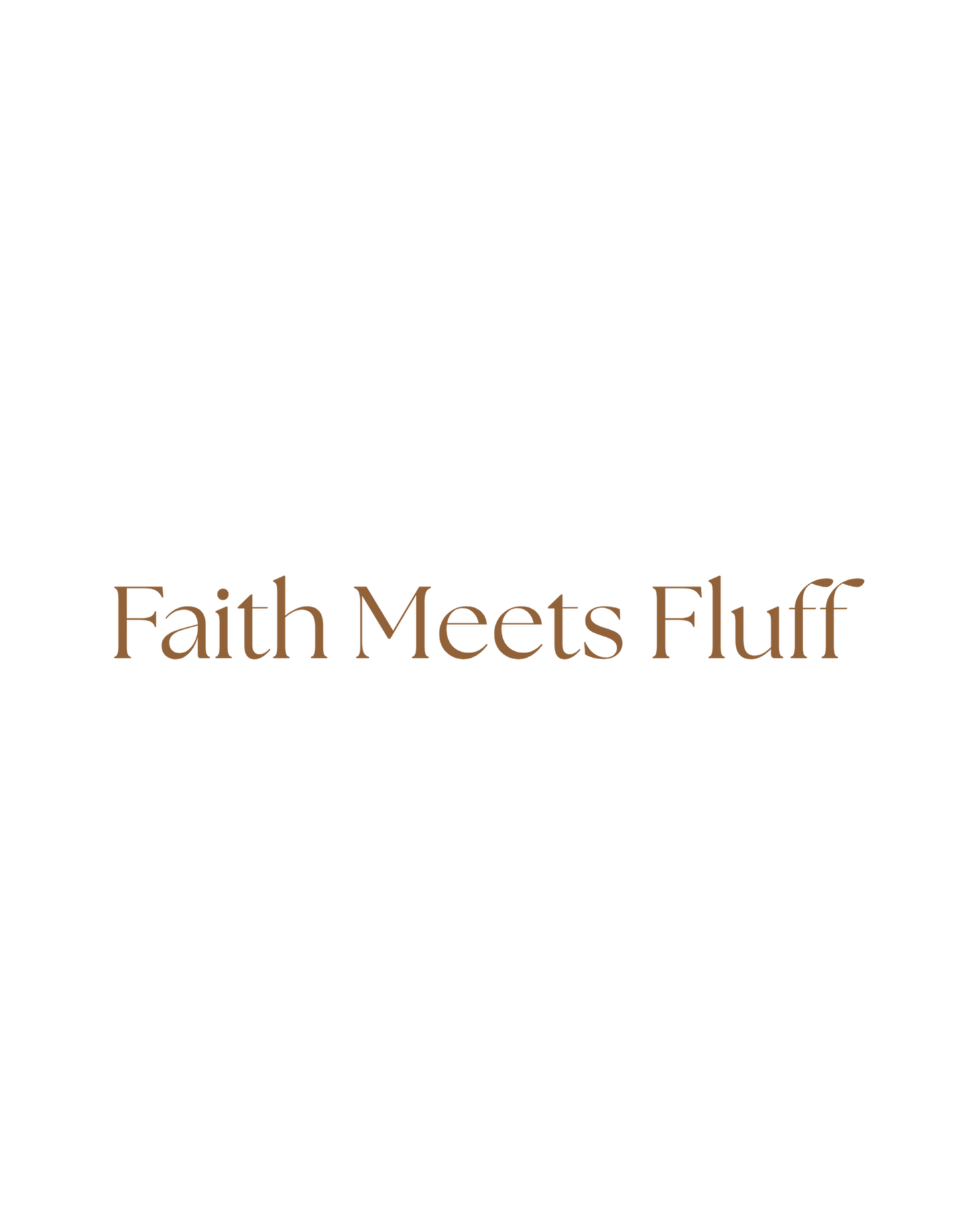 Faith Meets Fluff Sticker