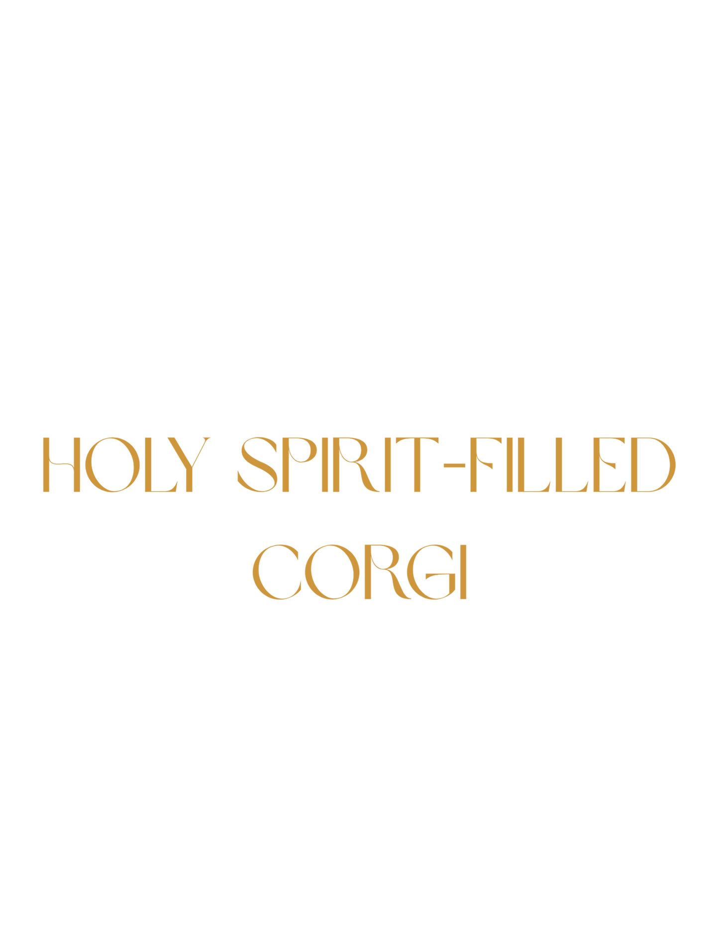 Holy Spirit Filled Corgi Sticker