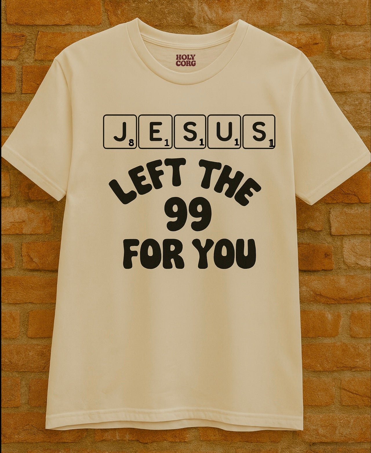 Jesus Left the 99 ~ Ivory Tee