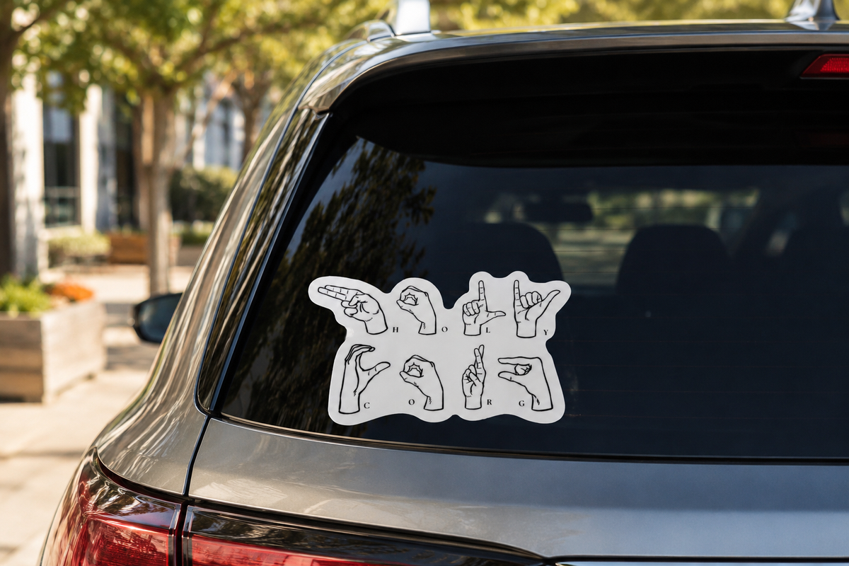 ASL Love from Rory's Heart Sticker