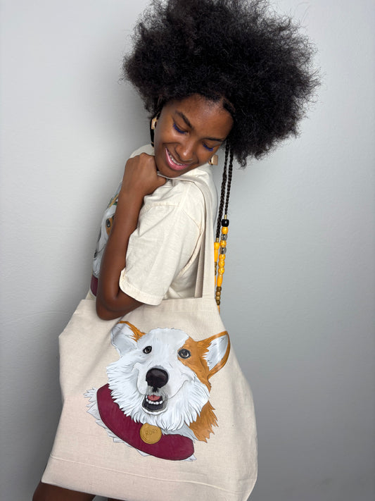 Rory, CEO of Corgitude ~ Oversized Tote