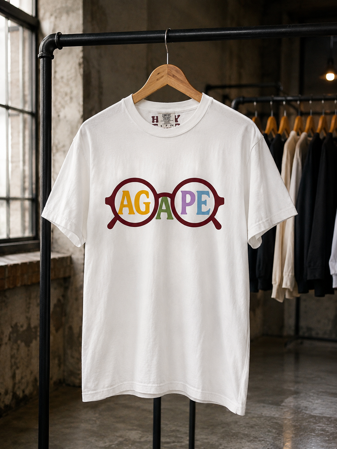 Agape Lens ~ Vintage White Tee
