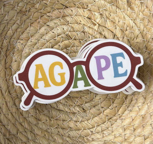 Agape Lens Sticker