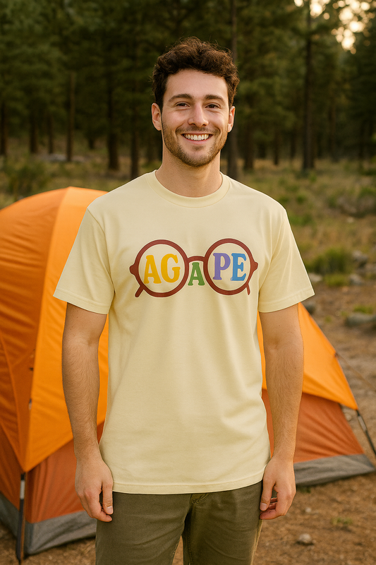 Agape Lens ~ Vintage Ivory Tee