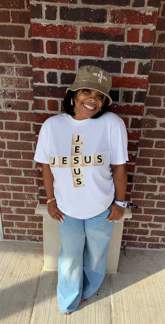 Name Above Every Name ~ Vintage White Tee