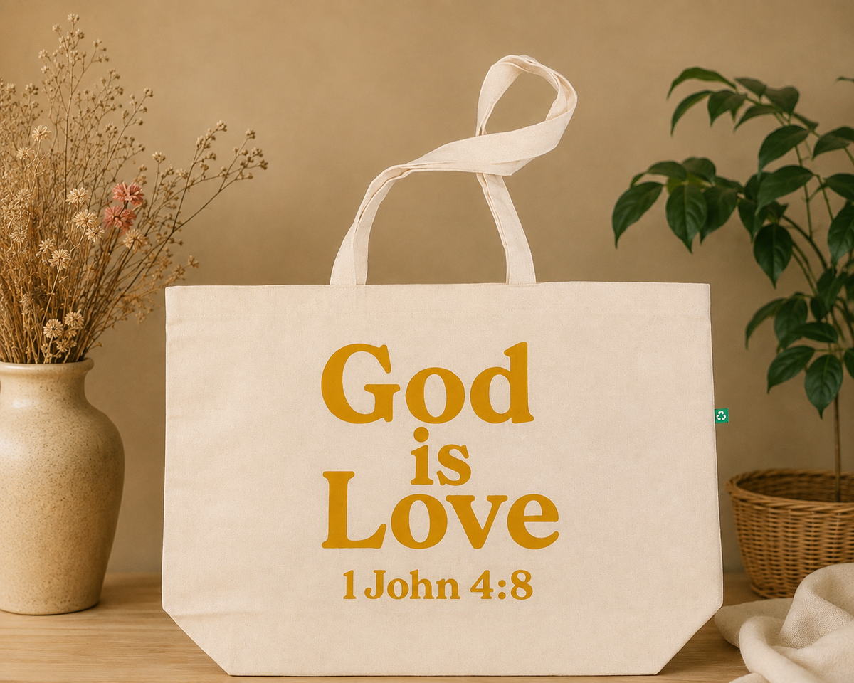 God is Love ~ Oversized Tote
