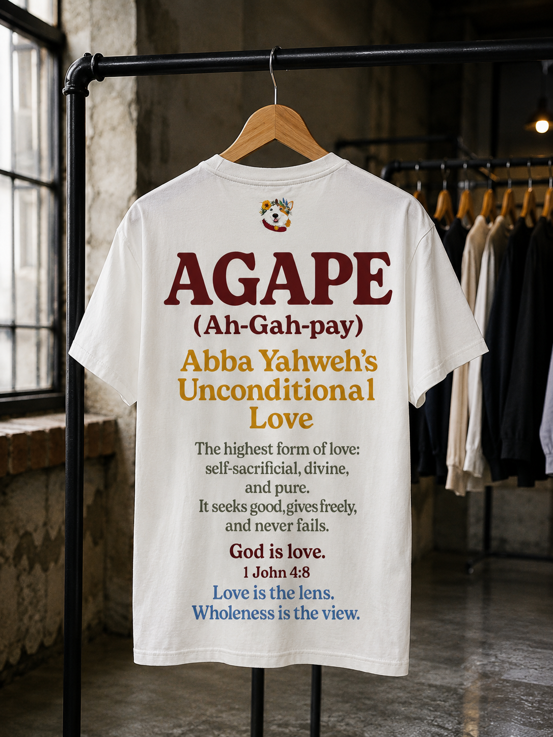 Agape Lens ~ Vintage White Tee
