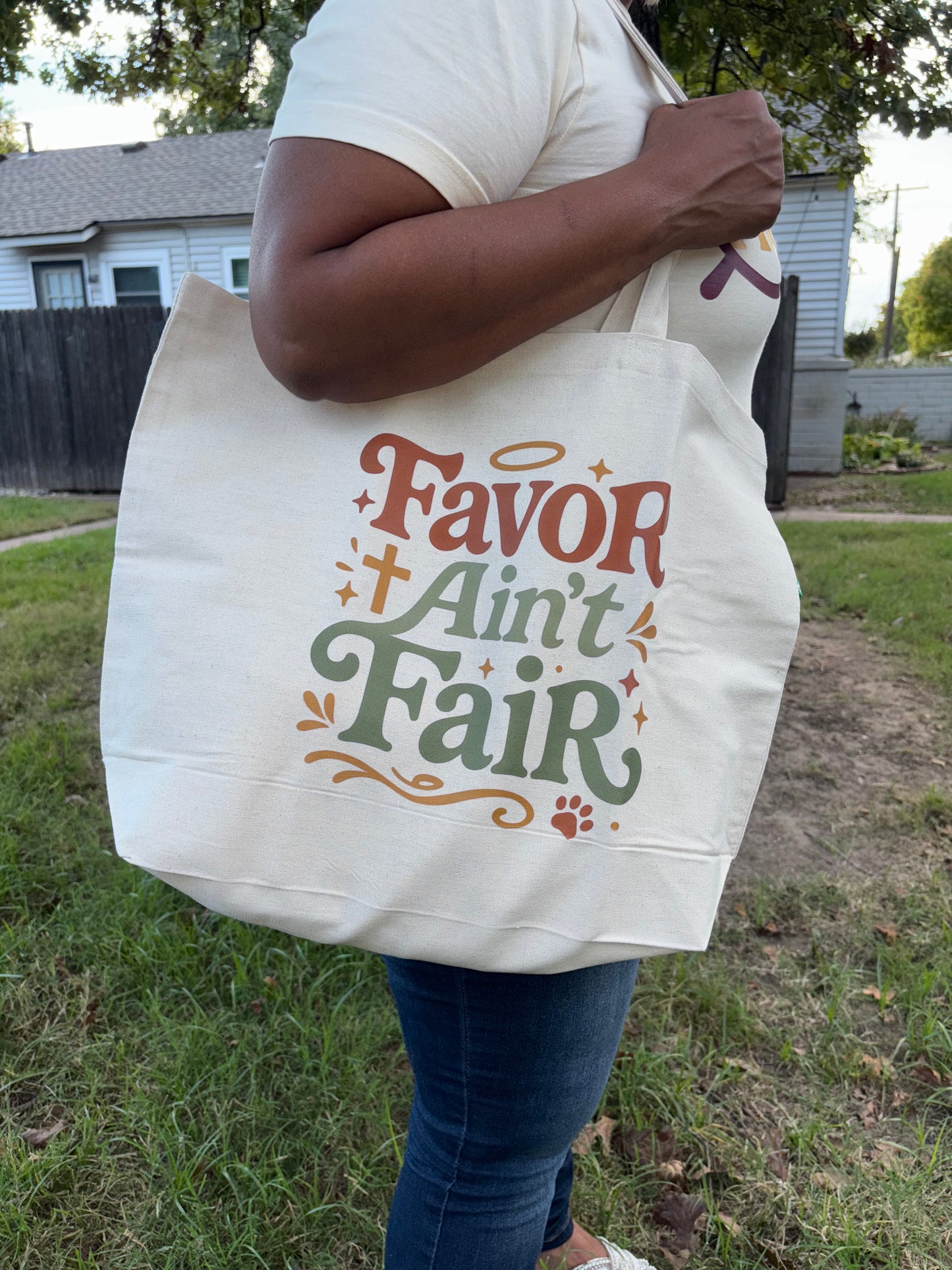 Favor Ain’t Fair ~ Oversized Tote