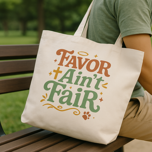 Favor Ain’t Fair ~ Oversized Tote