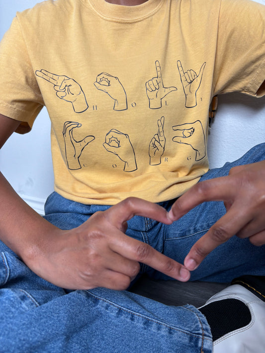 ASL Love from Rory's Heart Tee