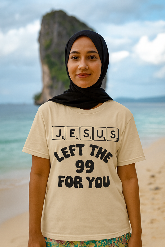 Jesus Left the 99 ~ Ivory Tee