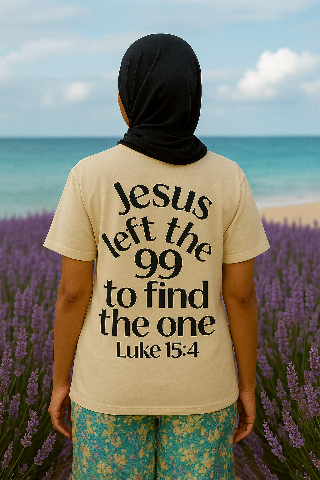 Jesus Left the 99 ~ Ivory Tee