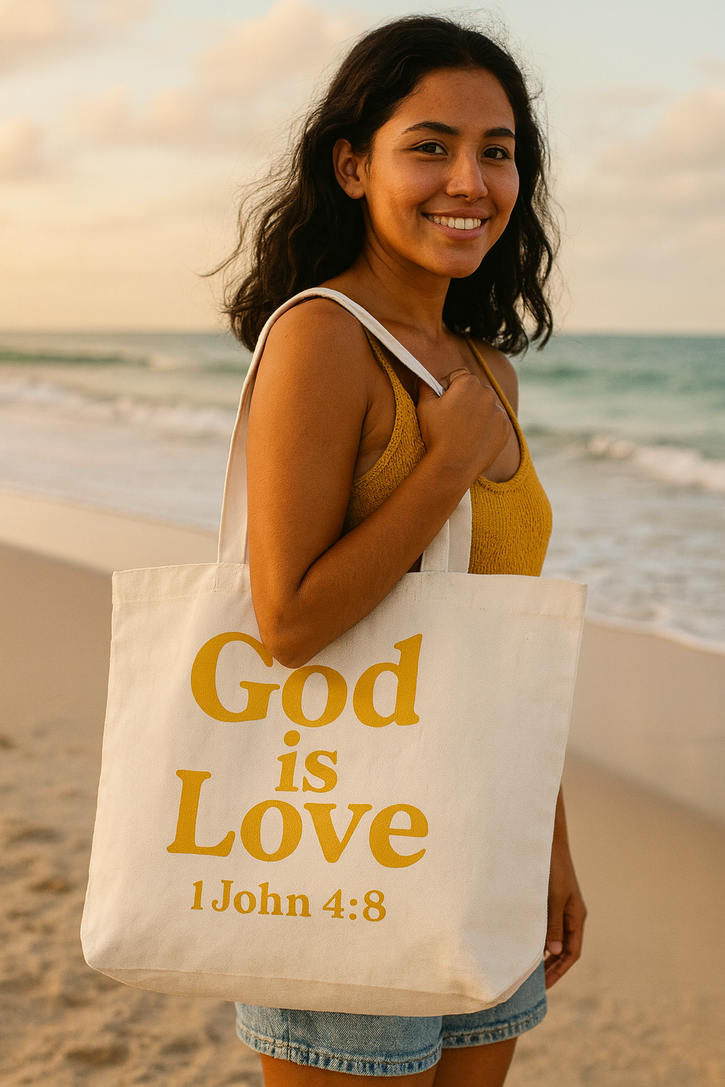 God is Love ~ Oversized Tote
