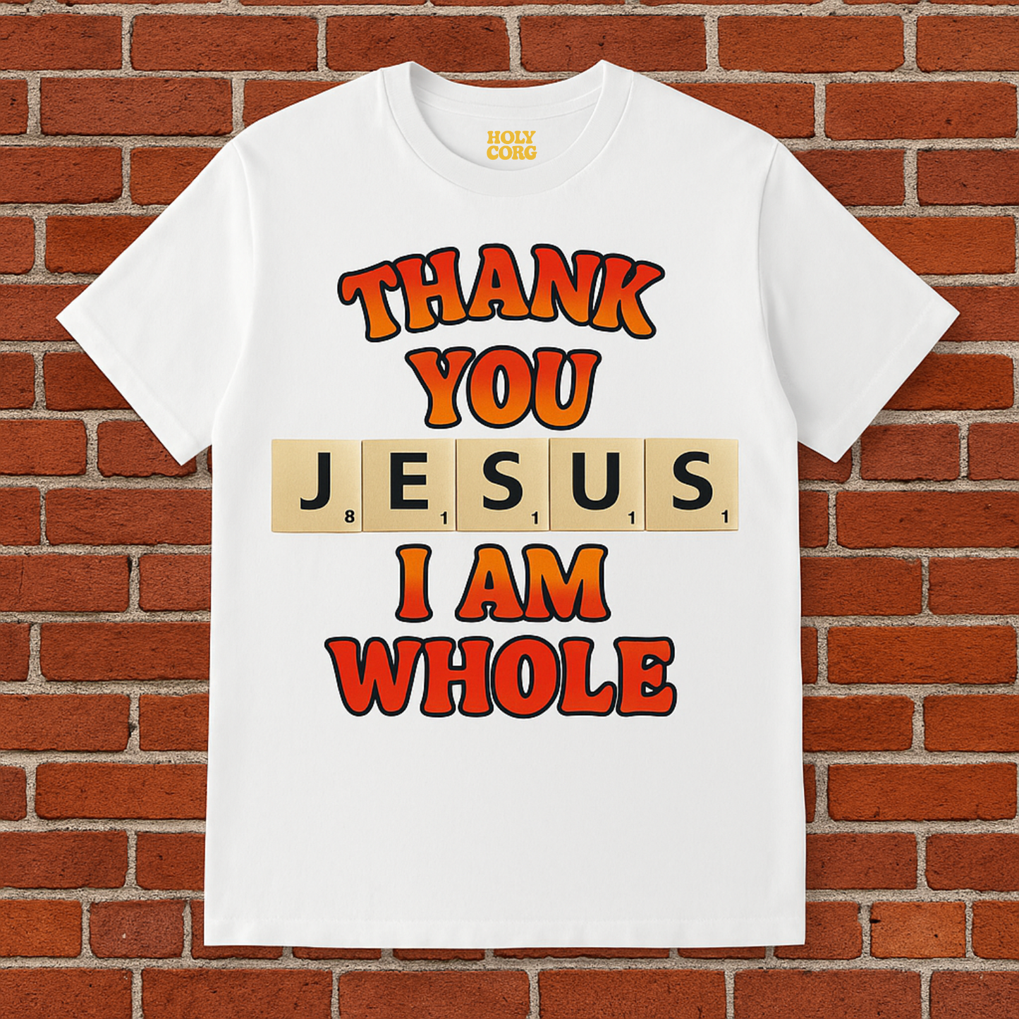 Thank You Jesus ~ Vintage White Tee