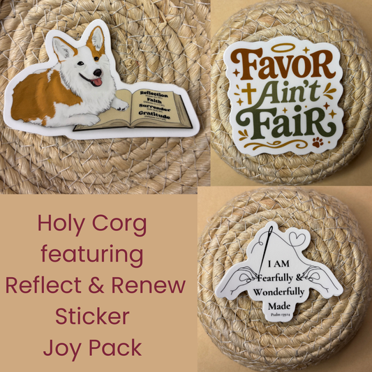 The Reflect & Renew Sticker pack