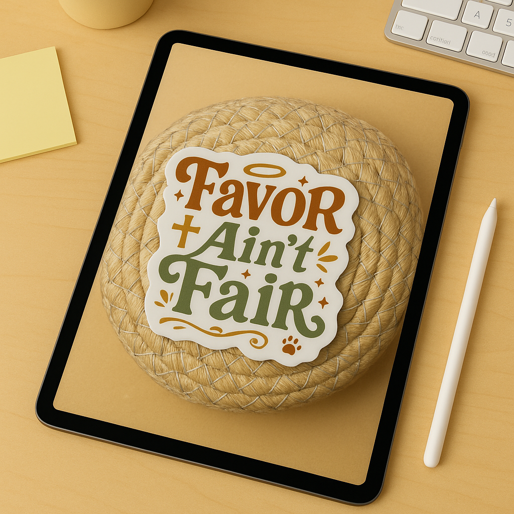 Favor Ain't Fair Sticker