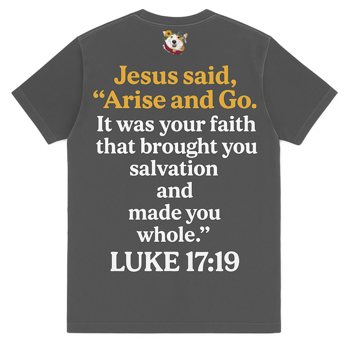Thank You Jesus ~ Pepper Gray Tee