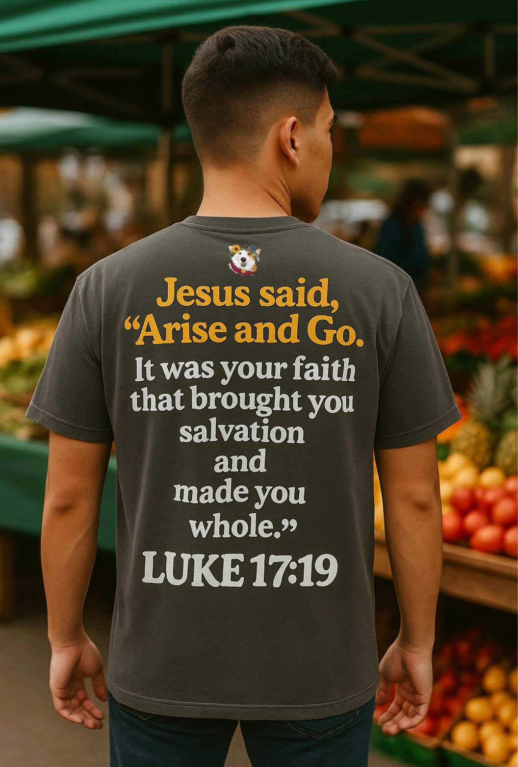 Thank You Jesus ~ Pepper Gray Tee